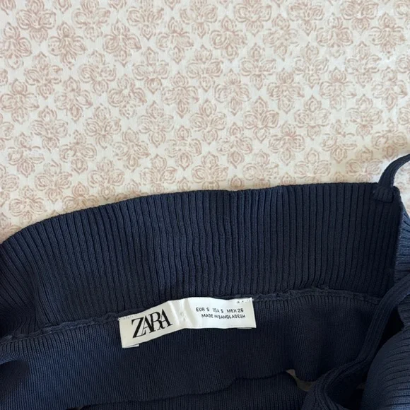 Zara Midnight Ribbed Bralette - Picture 4 of 4